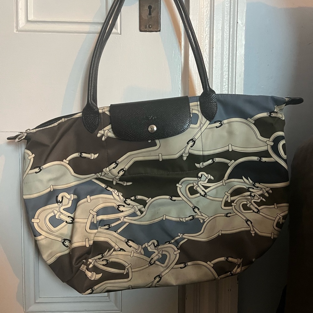 Stylish Black and Gray Tote Bag